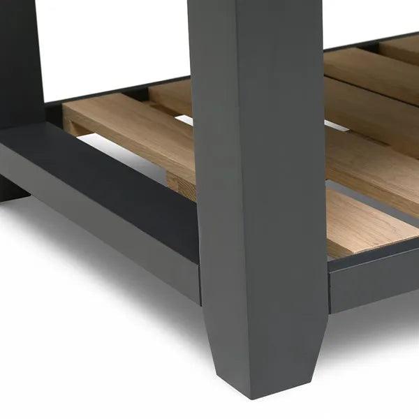 CHESTER CHARCOAL Kitchen Island Quality Furniture Clearance Ltd