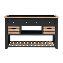 Load image into Gallery viewer, CHESTER CHARCOAL Kitchen Island Quality Furniture Clearance Ltd

