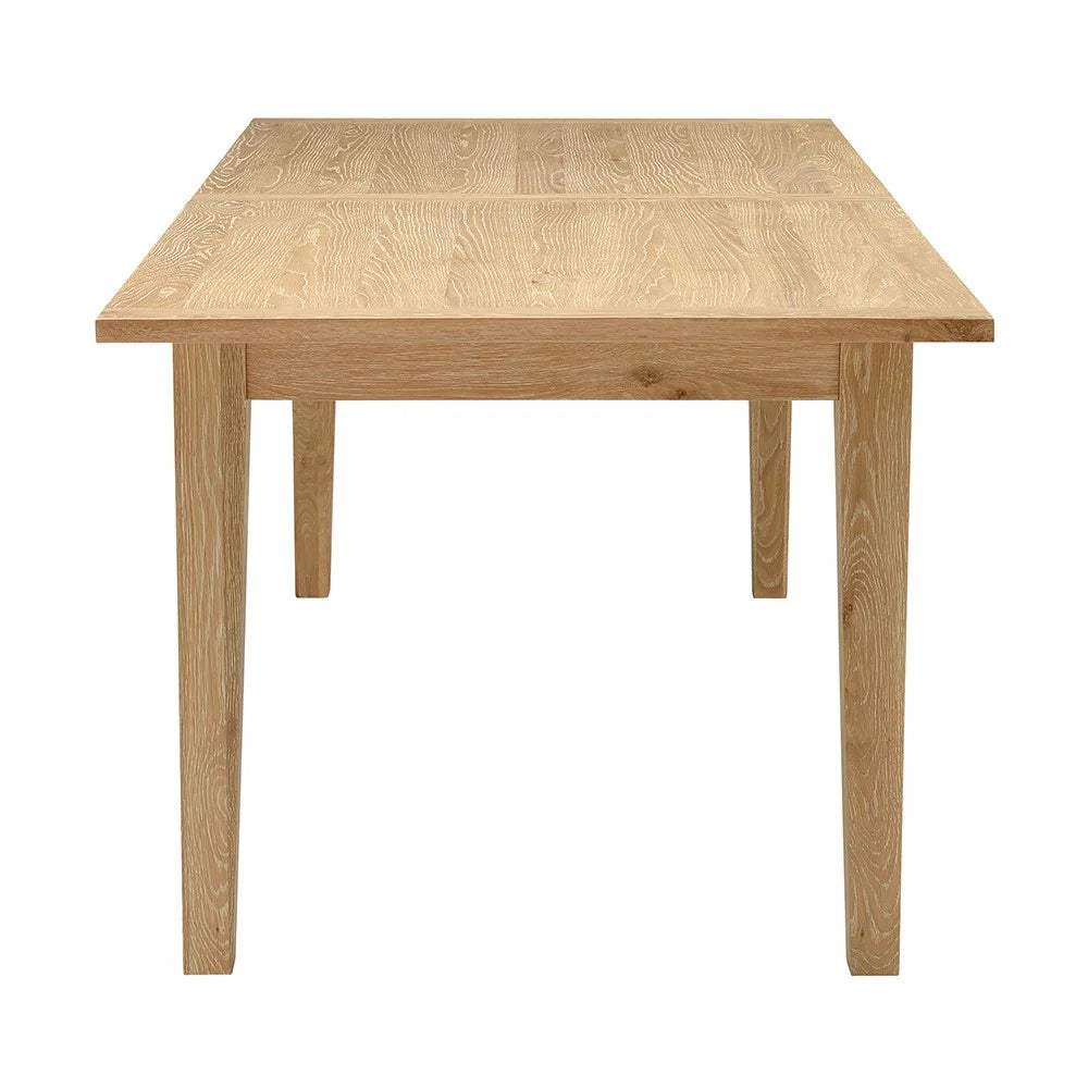 INGLESHAM WHITEWASH OAK
8-12 Seater Extending Dining Table Quality Furniture Clearance Ltd