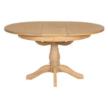 Load image into Gallery viewer, INGLESHAM WHITEWASH OAK Round Ext Dining Table Quality Furniture Clearance Ltd
