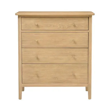 BERKELEY NORDIC OAK 4 Drawer Chest Quality Furniture Clearance Ltd