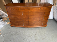 Load image into Gallery viewer, WINCHCOMBE DARK OAK
Low and Wide 6 Drawer Chest Quality Furniture Clearance Ltd

