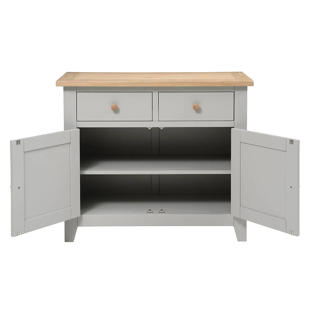 Chester Dove Grey Small Sideboard Quality Furniture Clearance Ltd