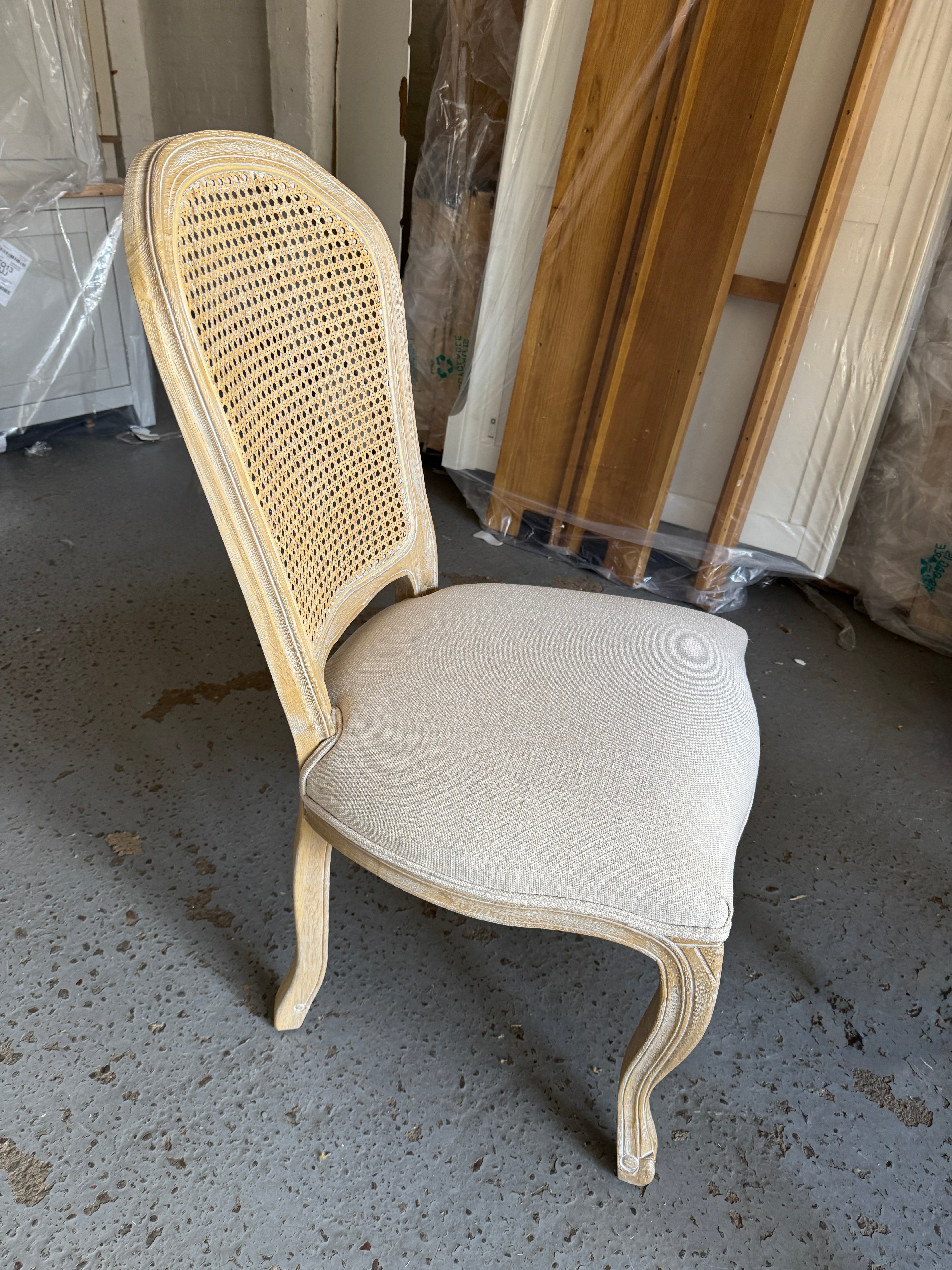 CAMILLE LIMEWASH OAK
Rattan Back Dining Chair - set of 2 Quality Furniture Clearance Ltd