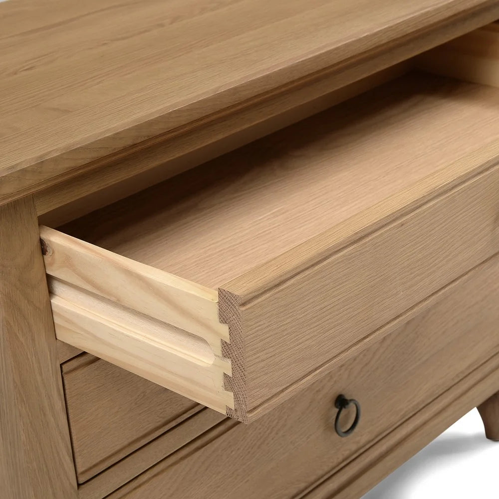 Set Of 2 ELKSTONE MELLOW OAK
Large 3 Drawer Bedside Quality Furniture Clearance Ltd