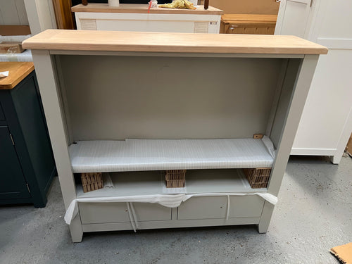 CHESTER DOVE GREY
Small Bookcase With Drawers Quality Furniture Clearance Ltd