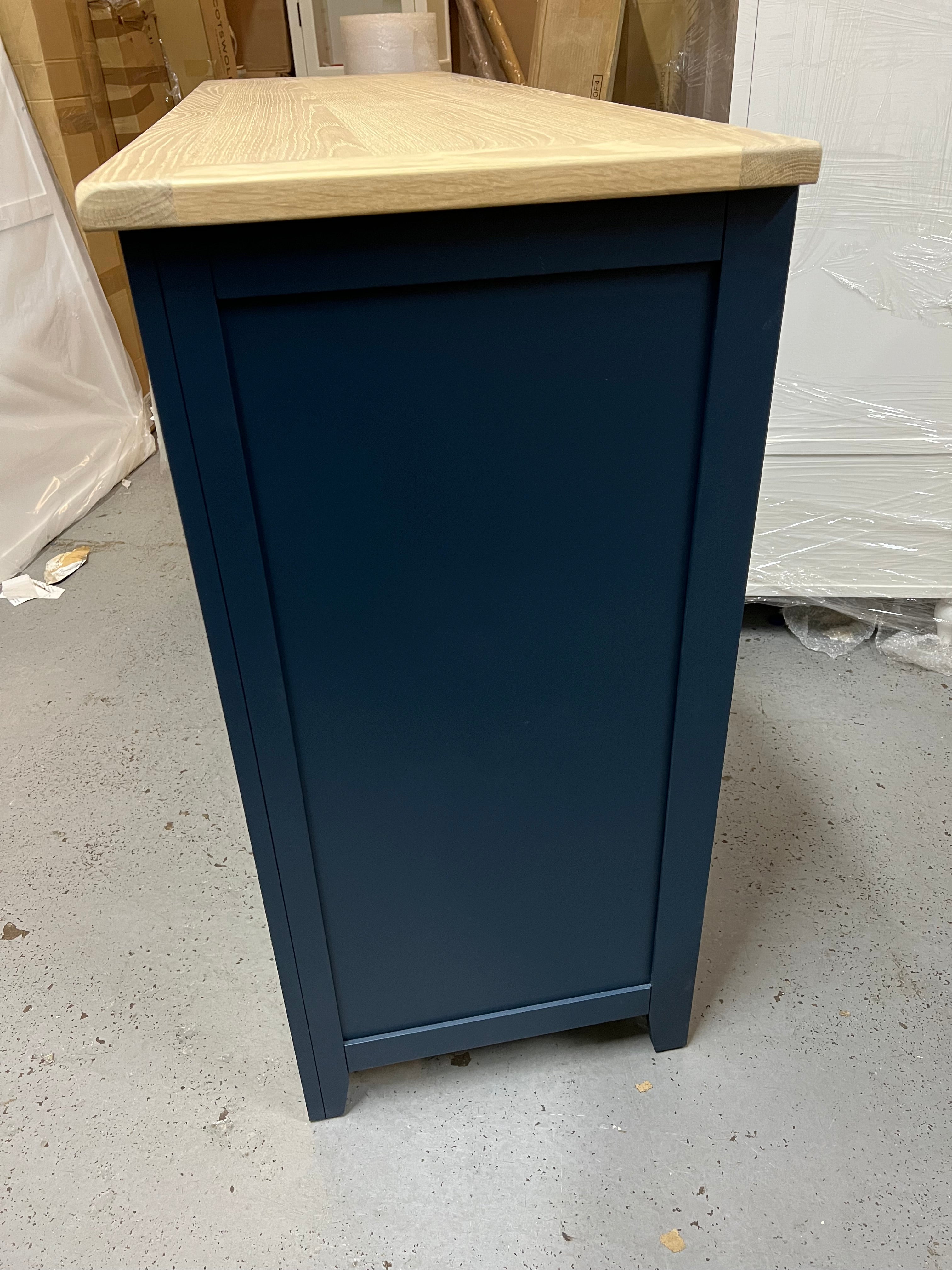 Chester Midnight Blue 10 Drawer Chest Quality Furniture Clearance Ltd