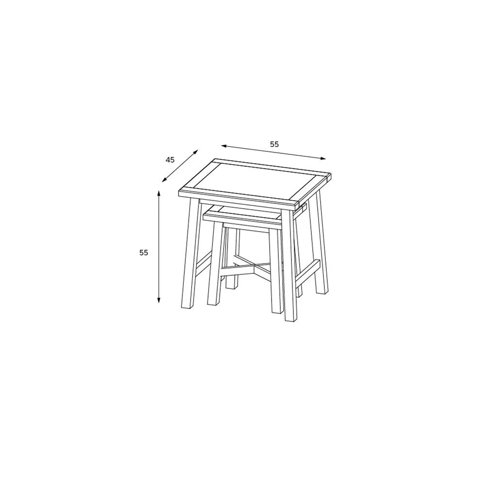CHESTER DOVE GREY
Nest of Tables Quality Furniture Clearance Ltd