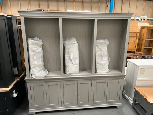 Chantilly Pebble Grey Grand Bookcase furniture delivered