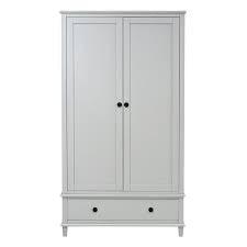 CHARLBURY MINERAL GREY Double Wardrobe Quality Furniture Clearance Ltd