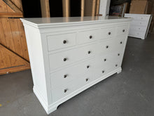 Load image into Gallery viewer, Chantilly Warm White 10 Drawer Chest Quality Furniture Clearance Ltd
