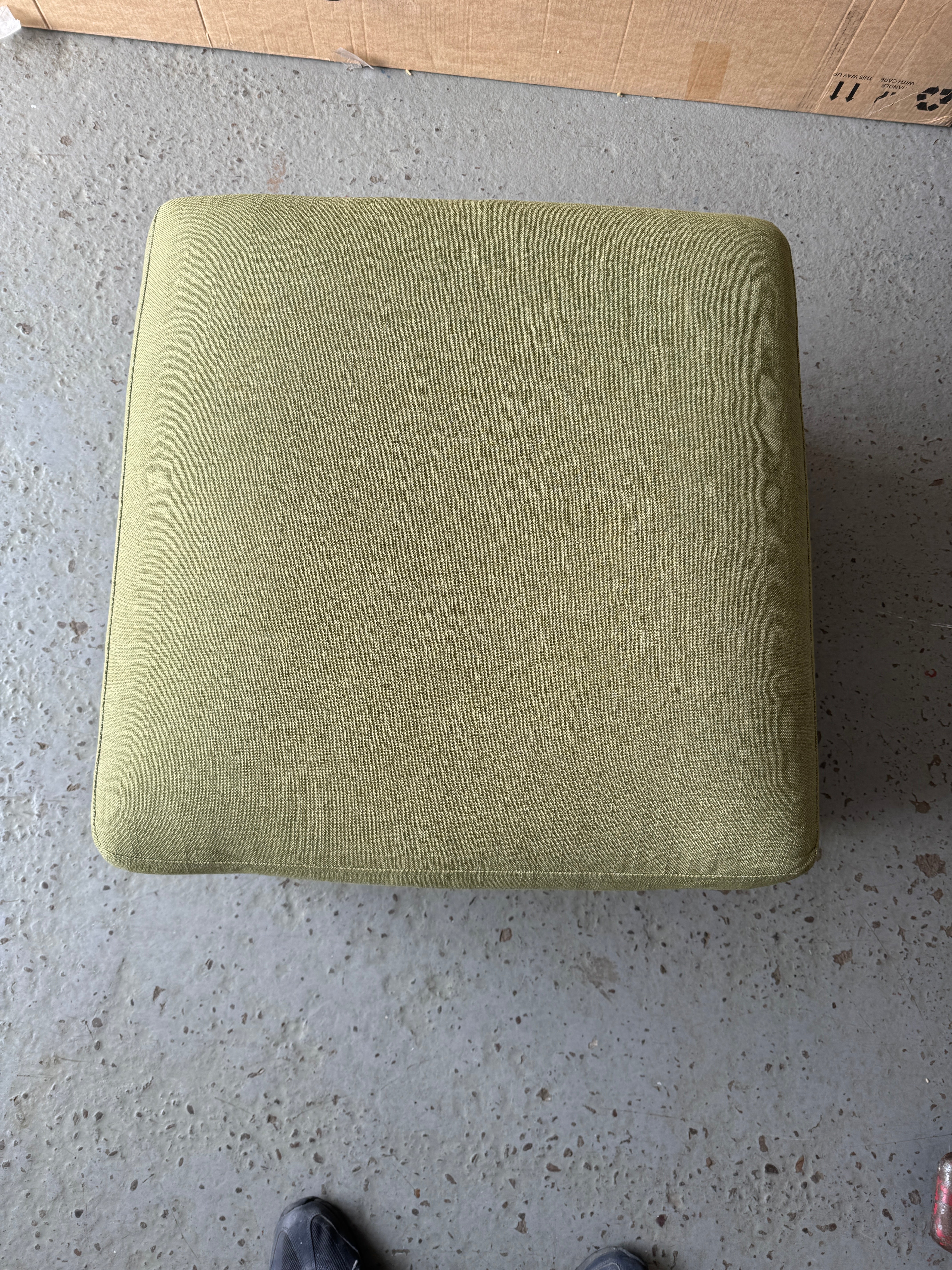 CLARKE SMALL
Foot Stool - Apple - House Linen Mix Quality Furniture Clearance Ltd