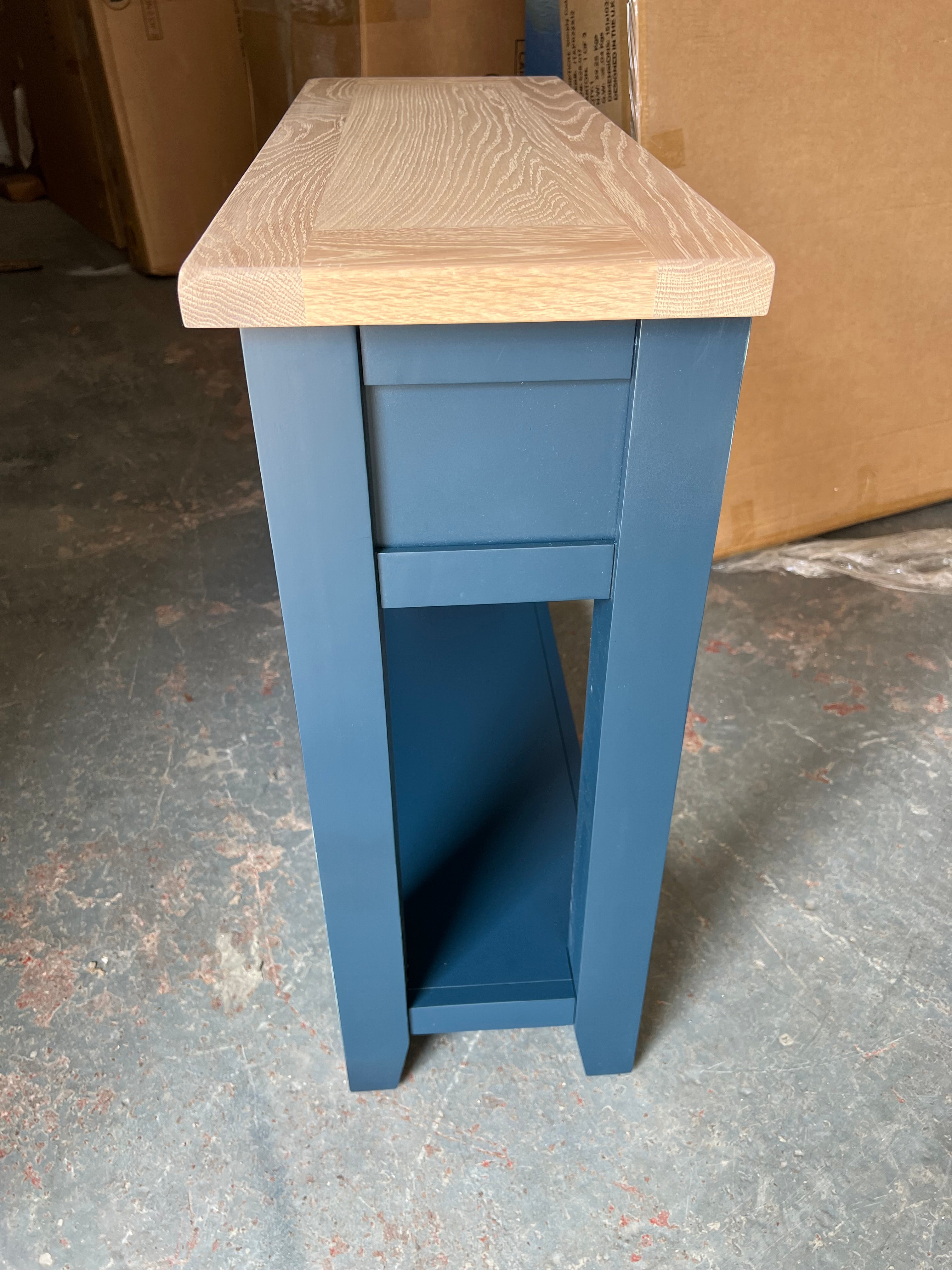Chester Midnight Blue Console Table Quality Furniture Clearance Ltd