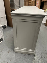 Load image into Gallery viewer, CHANTILLY PEBBLE GREY Double Pedestal Dressing Table Quality Furniture Clearance Ltd
