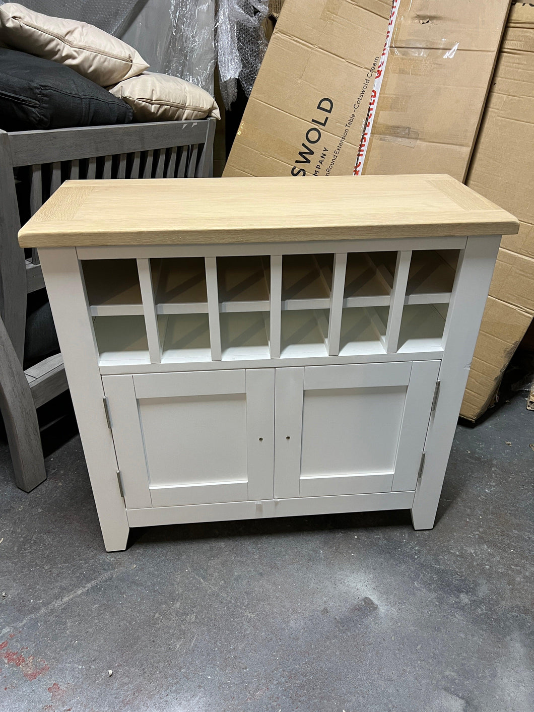 CHESTER PURE WHITE Drinks Cabinet Quality Furniture Clearance Ltd