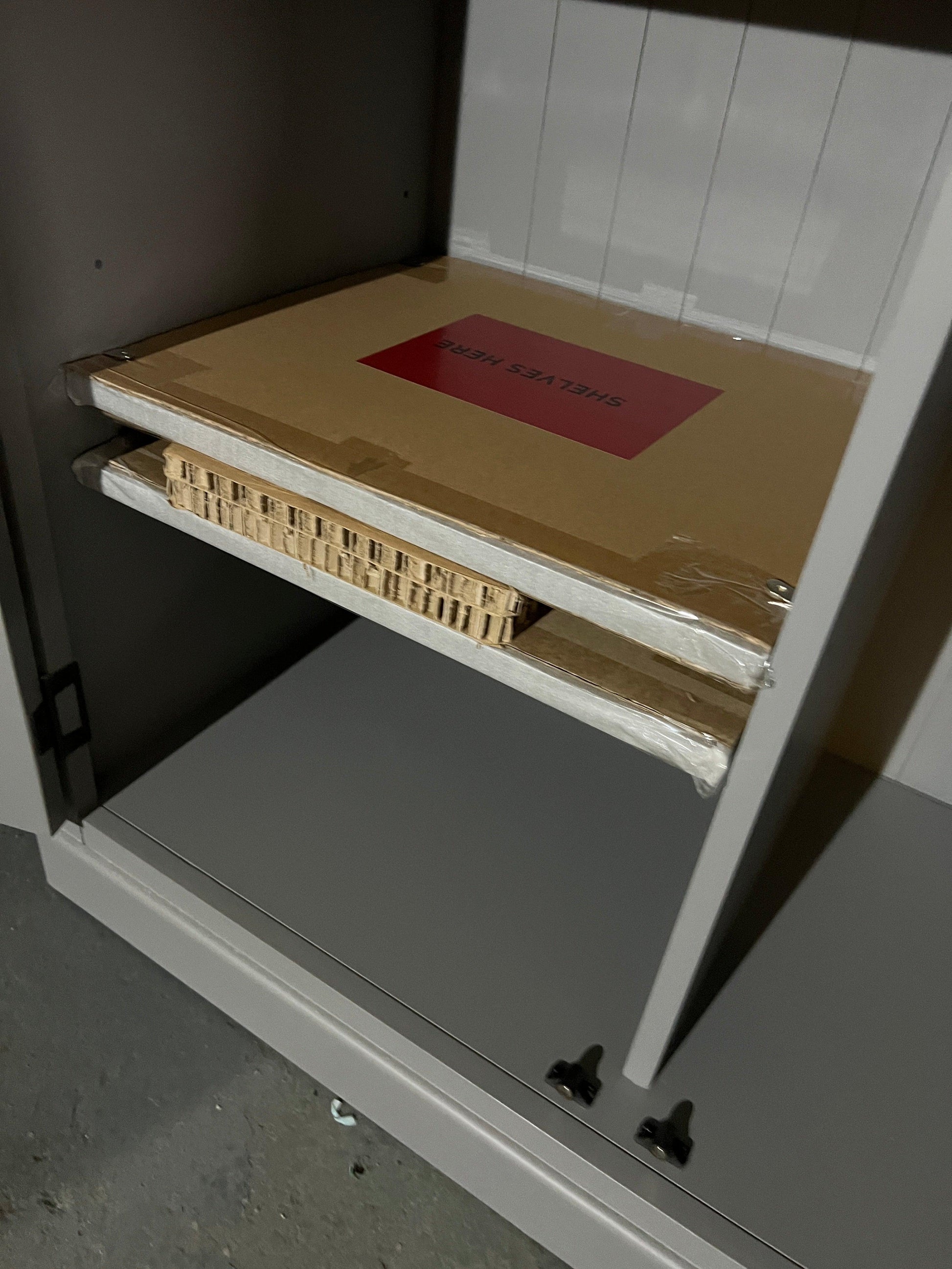 Painswick Storm Grey Double Farmhouse Larder furniture delivered