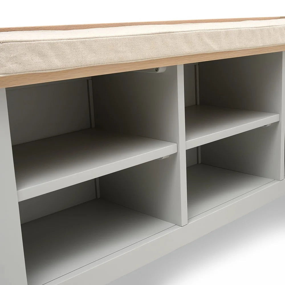 CHESTER DOVE GREY
Large Open Shoe Bench Quality Furniture Clearance Ltd