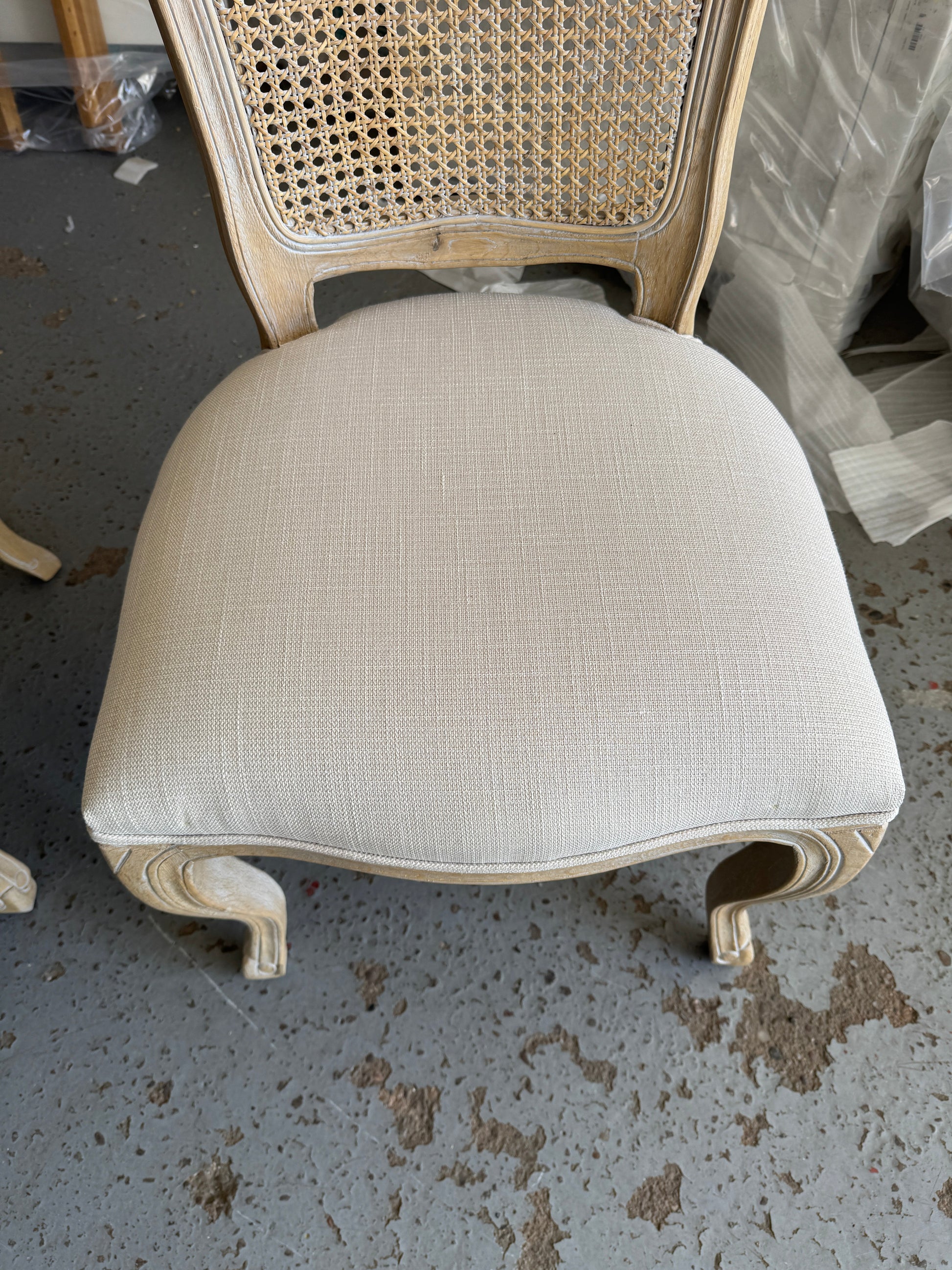 CAMILLE LIMEWASH OAK
Rattan Back Dining Chair - set of 2 Quality Furniture Clearance Ltd