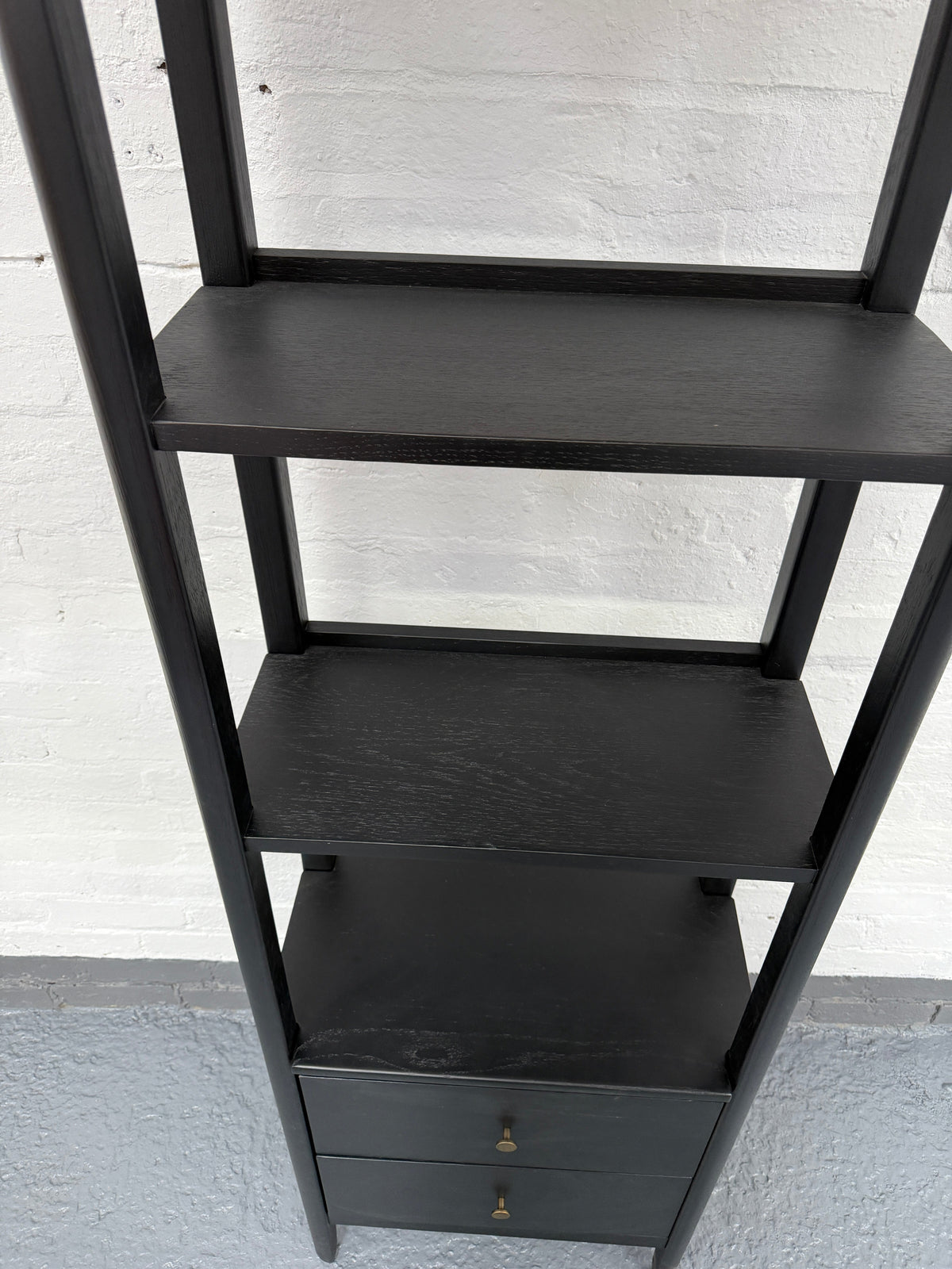 BERKELEY BLACK OAK
Slim Open Bookcase Quality Furniture Clearance Ltd