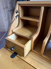 Load image into Gallery viewer, Oakland Rustic Oak Writing Bureau furniture delivered

