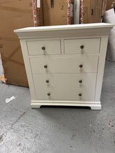 Load image into Gallery viewer, Chantilly warm White 2 Over 3 Drawer Chest. furniture delivered
