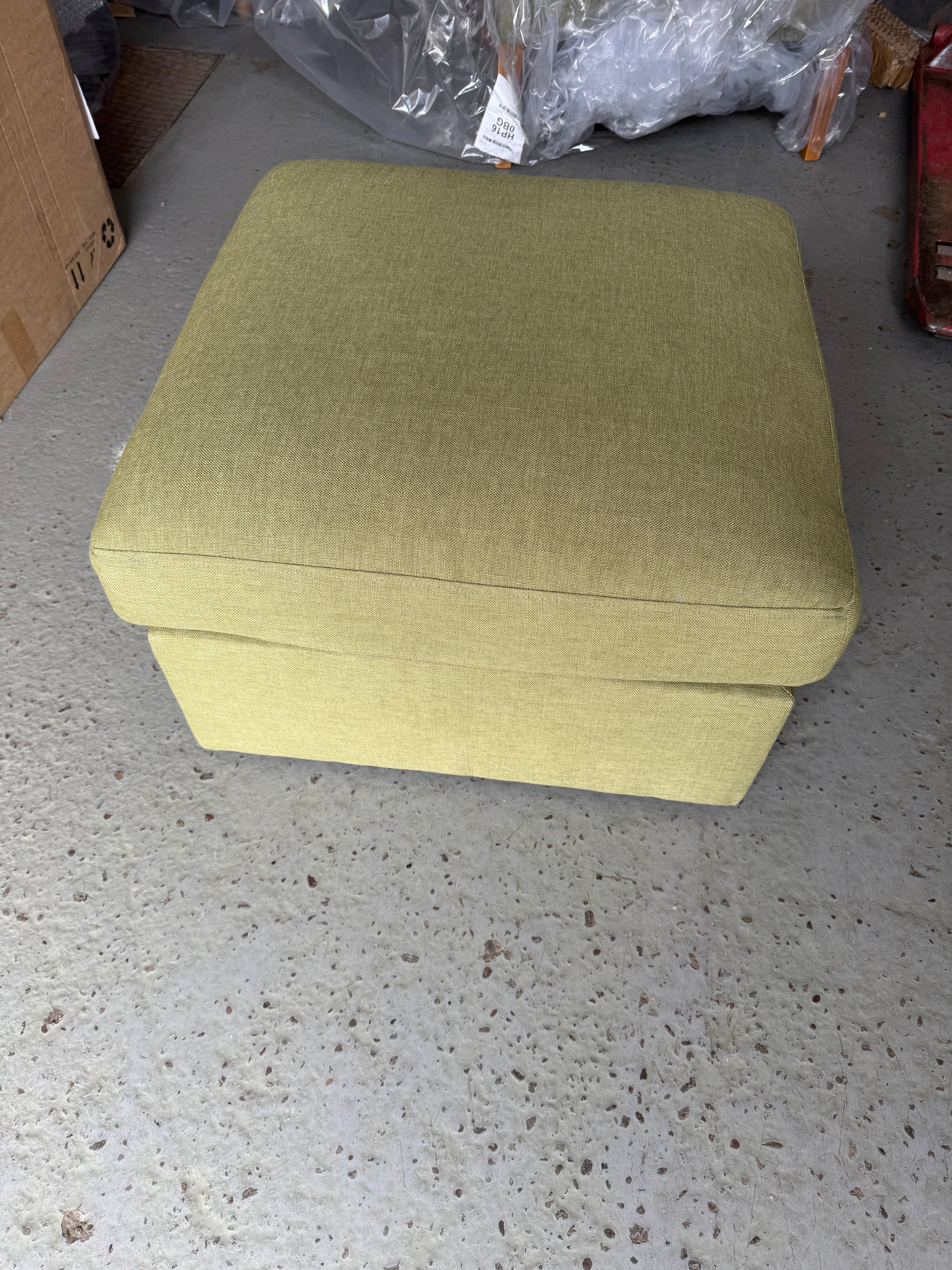 CLARKE SMALL
Foot Stool - Apple - House Linen Mix Quality Furniture Clearance Ltd
