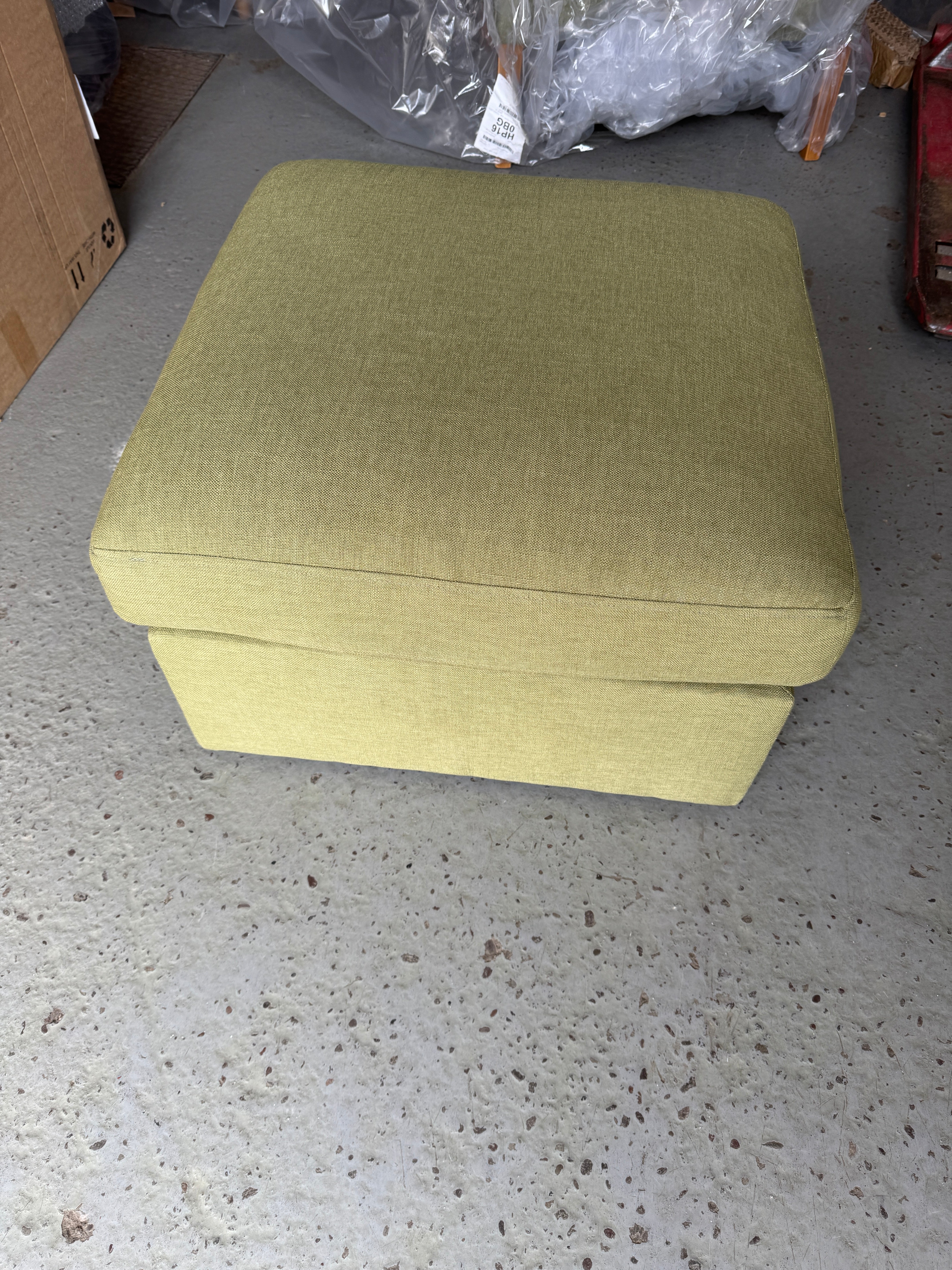 CLARKE SMALL
Foot Stool - Apple - House Linen Mix Quality Furniture Clearance Ltd