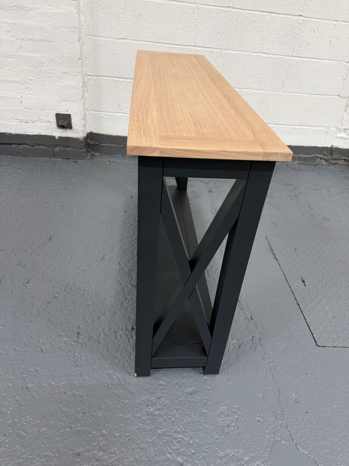 Chester Charcoal Console Table Quality Furniture Clearance Ltd