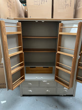 Load image into Gallery viewer, Hampshire ‘Country Life’ Triple Larder - Grey Quality Furniture Clearance Ltd
