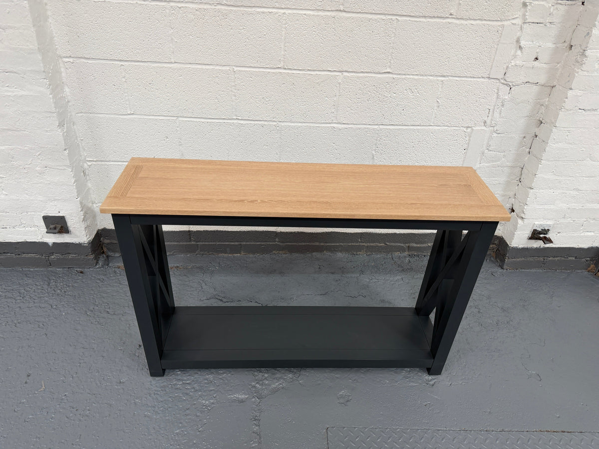 Chester Charcoal Console Table Quality Furniture Clearance Ltd