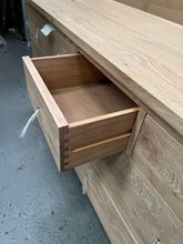 Load image into Gallery viewer, INGLESHAM WHITEWASH OAK
8 Drawer Wide Chest Quality Furniture Clearance Ltd
