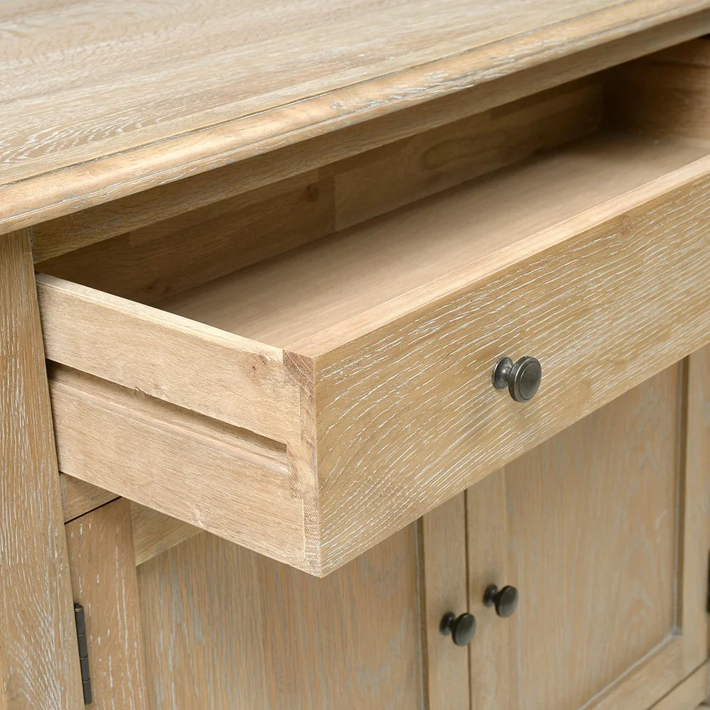 CAMILLE LIMEWASH OAK
Extra Large Sideboard Quality Furniture Clearance Ltd