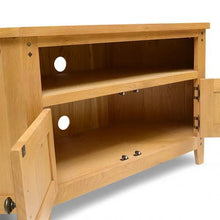 Load image into Gallery viewer, OAKLAND RUSTIC OAK
Corner TV stand up to 55&quot; Quality Furniture Clearance Ltd
