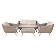 ASHCROFT
4 Piece Garden Lounge Set - Natural Quality Furniture Clearance Ltd
