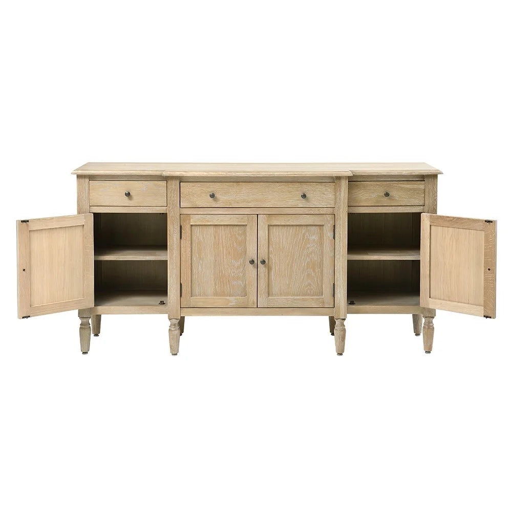CAMILLE LIMEWASH OAK
Extra Large Sideboard Quality Furniture Clearance Ltd