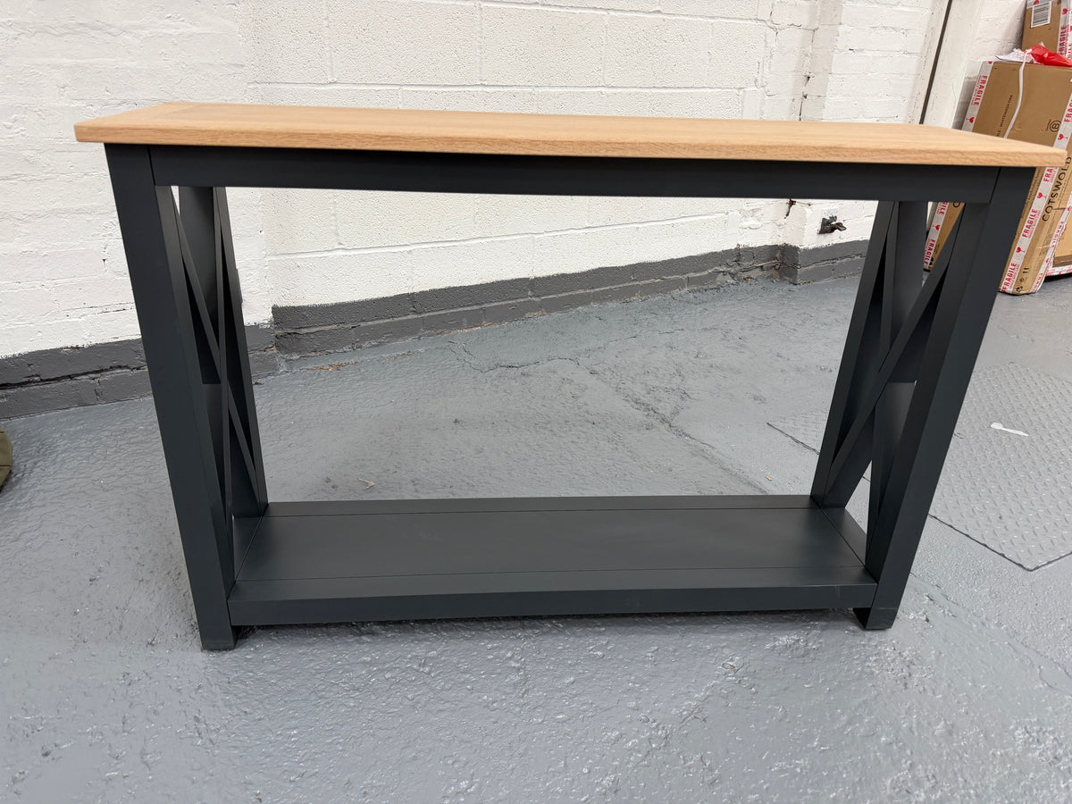 Chester Charcoal Console Table Quality Furniture Clearance Ltd
