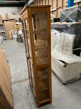 Load image into Gallery viewer, OAKLAND RUSTIC OAK
New Glass Display Cabinet Quality Furniture Clearance Ltd
