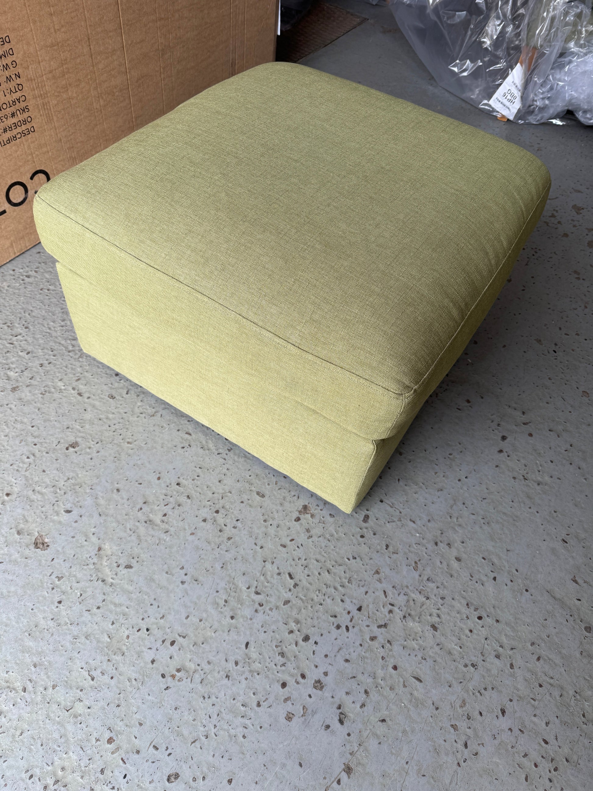 CLARKE SMALL
Foot Stool - Apple - House Linen Mix Quality Furniture Clearance Ltd