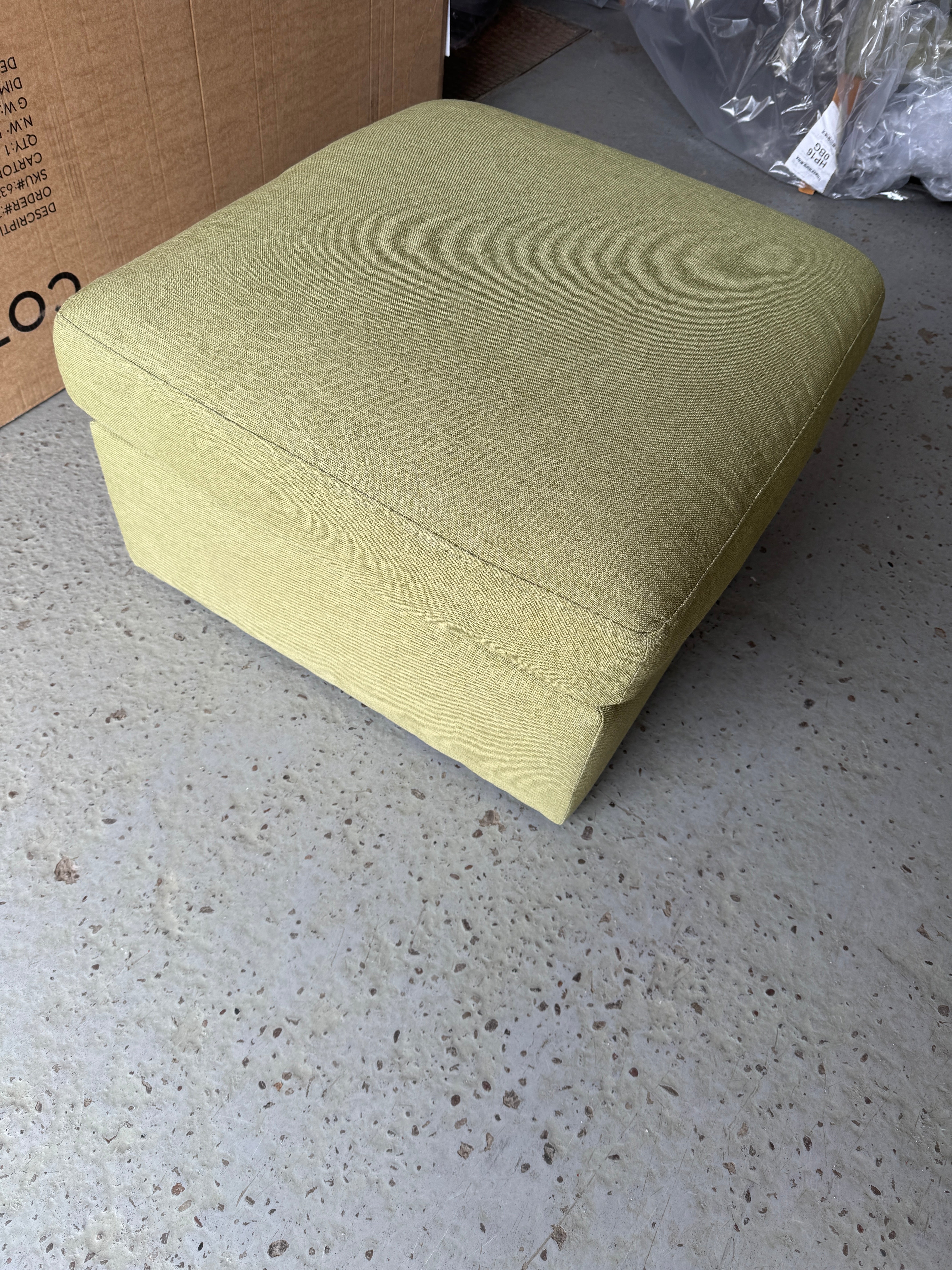 CLARKE SMALL
Foot Stool - Apple - House Linen Mix Quality Furniture Clearance Ltd