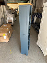 Load image into Gallery viewer, WESTCOTE INKY BLUE
Tall Slim Bookcase Quality Furniture Clearance Ltd

