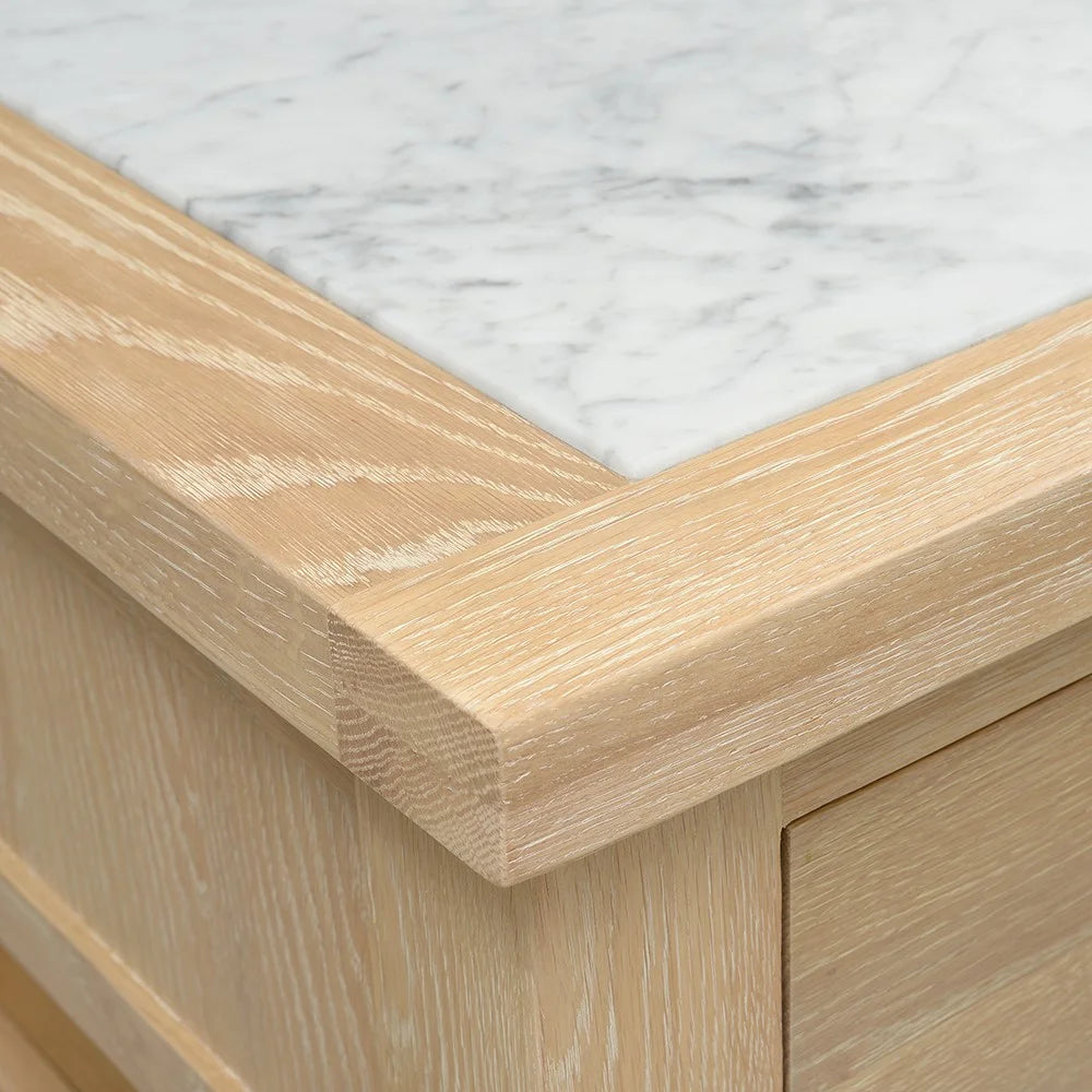 INGLESHAM WHITEWASH OAK
Kitchen Island Quality Furniture Clearance Ltd