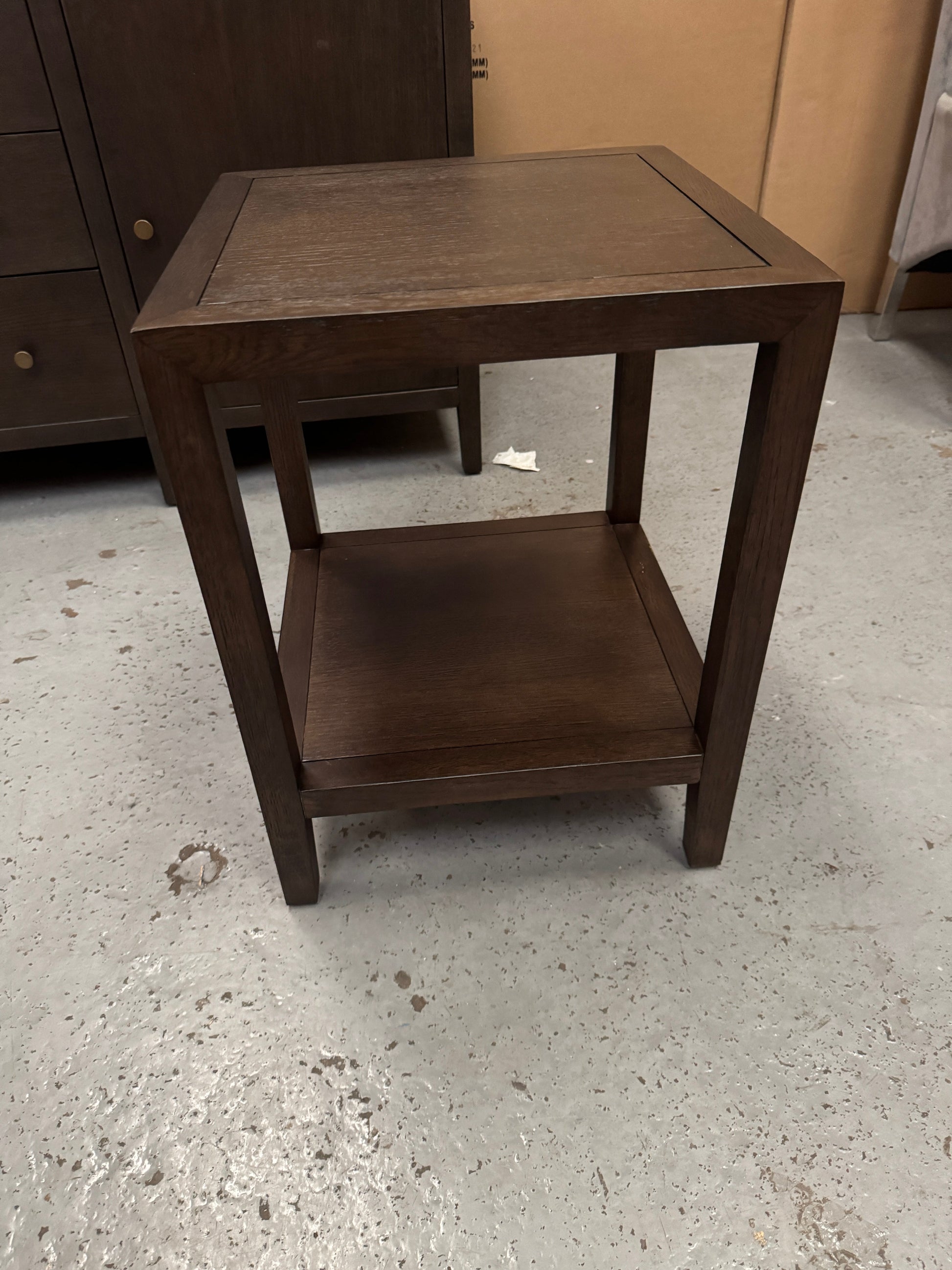 BLOCKLEY BROWN OAK Side table Quality Furniture Clearance Ltd