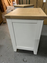 Load image into Gallery viewer, Set of 2 x CHESTER PURE WHITE
3 Drawer Bedside Table Quality Furniture Clearance Ltd
