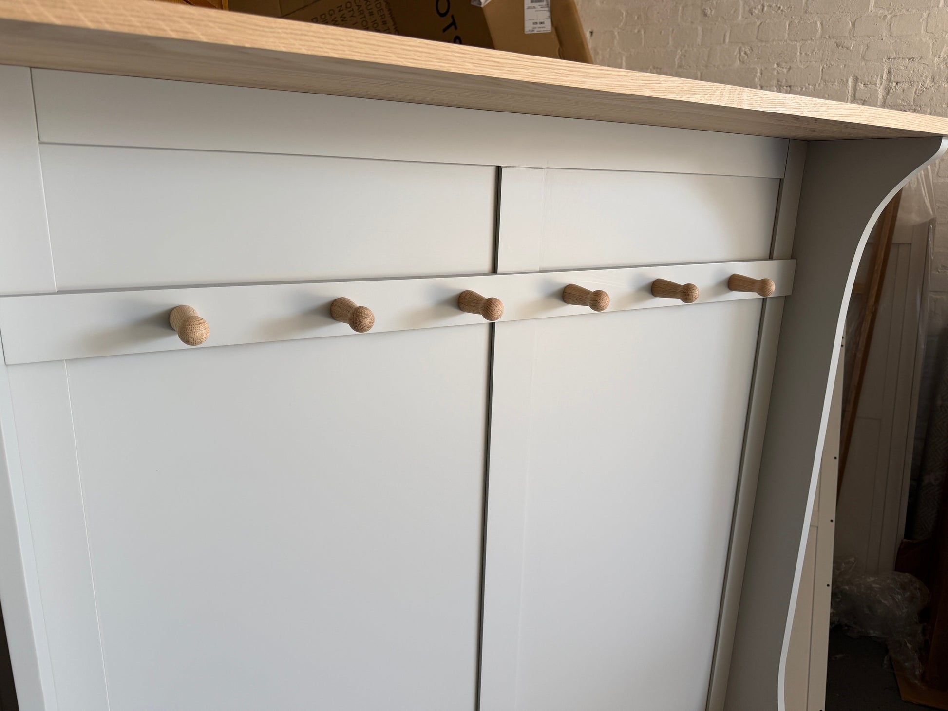 Chester Dove Grey Hallway Tidy Quality Furniture Clearance Ltd