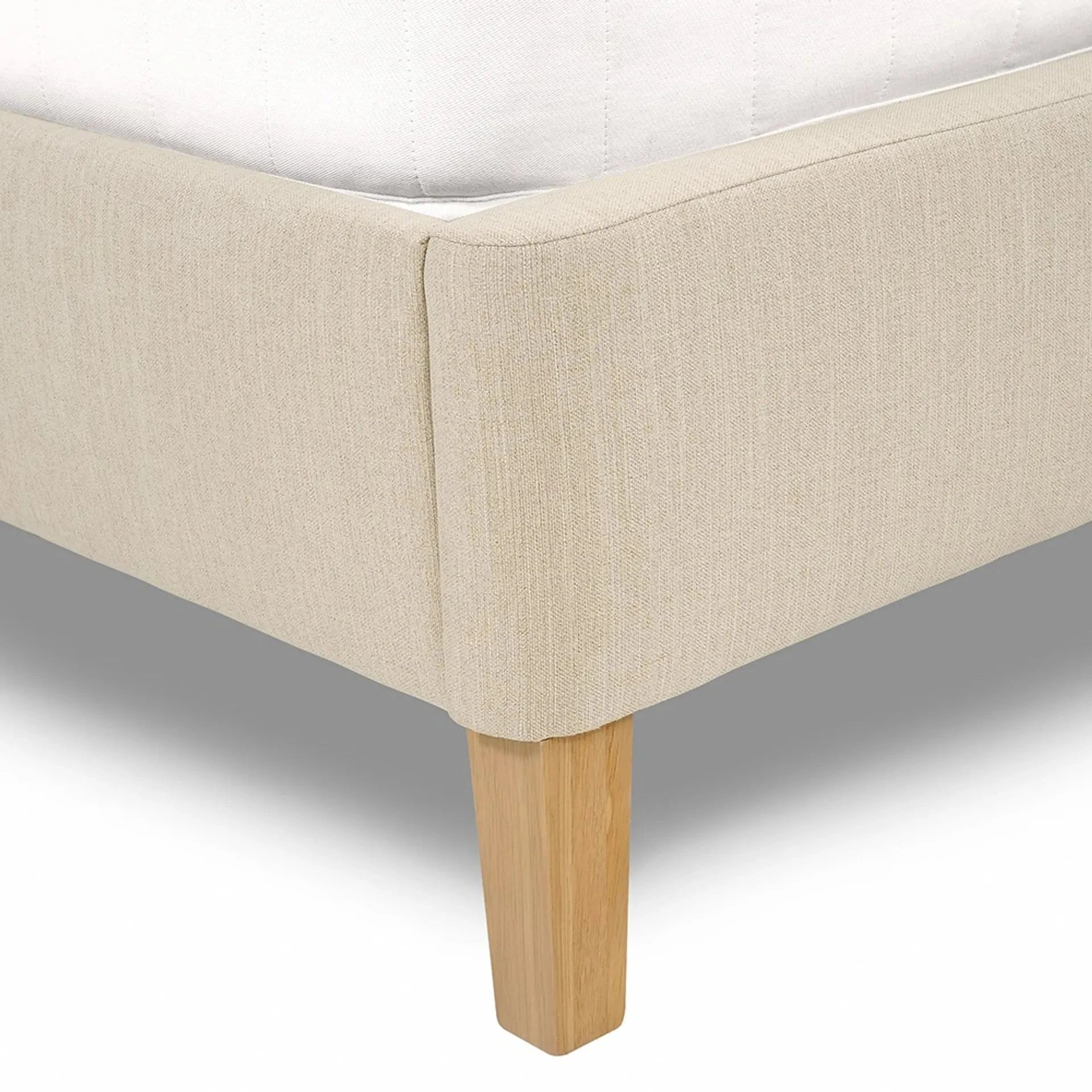 CECILY
Sand Linen Double Upholstered Bed Quality Furniture Clearance Ltd