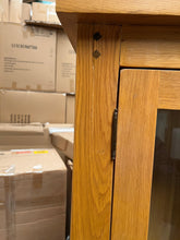 Load image into Gallery viewer, Oakland Rustic Oak Display Cabinet Quality Furniture Clearance Ltd
