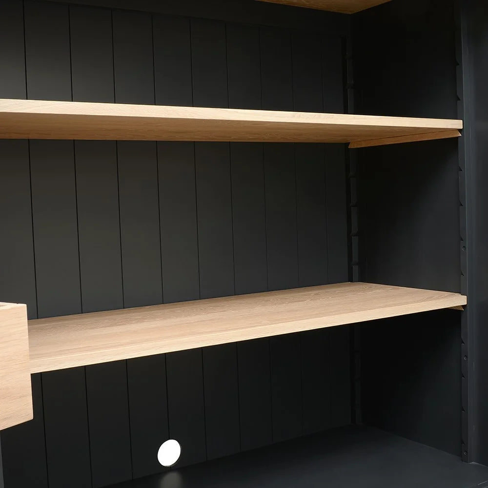 CHESTER CHARCOAL Hideaway Home Office Quality Furniture Clearance Ltd