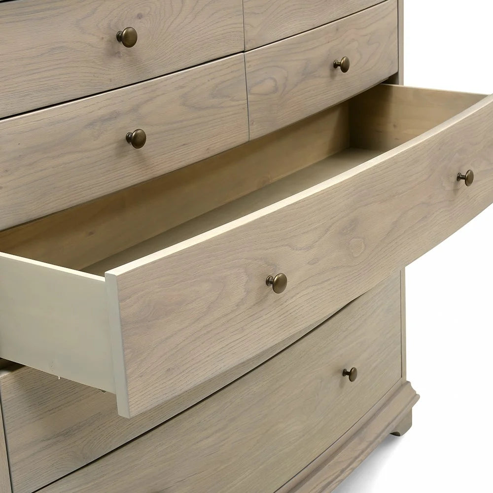 Winchcombe Smoked Oak 4 Over 3 Chest of Drawers Quality Furniture Clearance Ltd