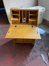 Load image into Gallery viewer, Oakland Rustic Oak Writing Bureau furniture delivered
