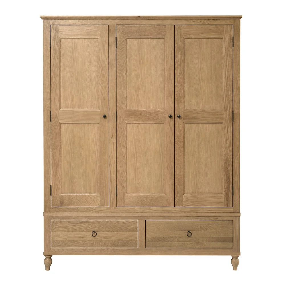 ELKSTONE MELLOW OAK
Triple Wardrobe Quality Furniture Clearance Ltd